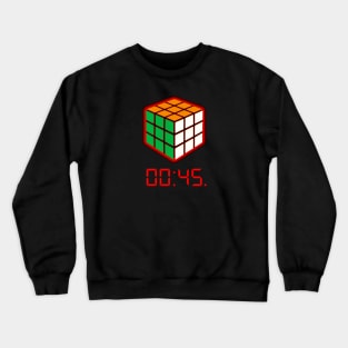 I solve a rubik's cube in 45 seconds t-shirt Crewneck Sweatshirt